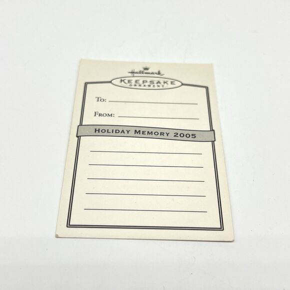 VTG Hallmark Keepsake Ornament Toyland Treasures 2005 Wind-Up Christmas *READ* - Picture 8 of 11